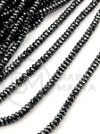 Disc de hematite 3x1.6mm gaură fațetă 0.7mm 40cm ~250 buc 1 șir 353531