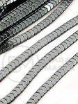 Hematit 4x2mm gaură 0.8mm 40cm ~185 buc 1 brad 353631