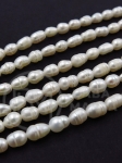 Perlă naturală ~3.9x~6.3mm ~35cm ~55 buc 1 din 355034