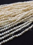 Perlă ~3.3x~4mm naturală ~39cm ~118 buc 1 șir 355107