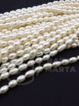 Perlă ~7x~5mm naturală ~36cm ~51 buc 1 șir 355108