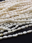 Perlă ~7.7x~4.3mm naturală ~34cm ~44buc 1 șir 355130