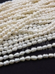 Perlă ~6x~4mm naturală ~34cm ~57buc 1 șir 355210