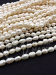 Perlă ~6.7x~5mm naturală ~36cm ~54buc 1 șir 355211