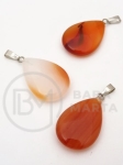 Pandantiv cu picături 25x17mm Carneol 355331