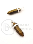 Cartuș pandantiv 33x10mm Ochi de tigru 355432
