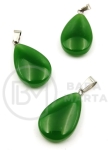 Pandantiv cu picături 25x17mm Aventurină 355743