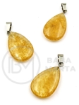 Pandantiv cuarț rutil 25x17mm 355744