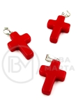 Pandantiv cruce 25x18mm Jadeit 355752