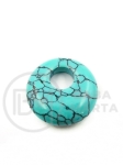 Disc pandantiv 18x6mm turcoaz gaură 5mm 355762