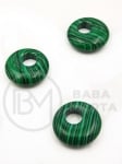 Disc pandantiv 18x6mm malachit gaură 5mm 355768