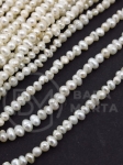 Perlă naturală ~4x~3mm ~35cm ~113 bucăți 1 șir 355811