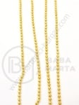 Lanț metalic cu bila 1.5mm culoare aurie 1 metru 302106