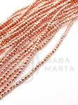 Mărgele de hematit fațetate, culoare auriu-roz, nemagnetice, 2mm, 40cm, ~200 buc. 1 buc. 352373