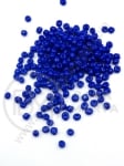 Mărgele de sticlă albastru închis 4~5x3~5mm gaură 1.3mm 1 pachet 50g 334139