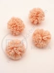 Pompom textil ~25mm pearsică 1 pachet 10 buc 461371