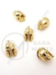 Cască romană cu mărgele 13x9mm cu zirconii forjate 1 bucată 305182
