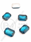 Piatra de sticla (cristal) 14x10x5mm alabastru pentru incrustare 1 buc 151237