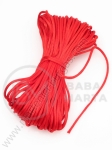 Sfoară de poliester 2mm red lucios 1 bobină ~20 metri 441180