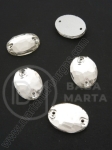 Tigla de sticla (cristal) 13x18x5mm transparenta 1 pachet 5 buc 151442