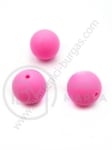 Bilă de mărgele din silicon cu gaură de 20 mm, 2 mm, 1 paquet, 2 pc. 317086