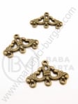 Element de conectare 24x16mm bronz negru 10 buc 308327