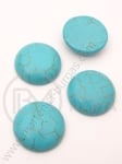 Caboșon turcoaz 20x7mm 1 pachet 5 buc 191211
