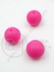 Bilă de mărgele din silicon cu gaură de 20 mm, 2 mm, 1 paquet, 2 pc. 317115