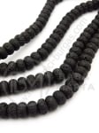 Collier Piatră vulcanică - LAVA 8x5mm negru ~70 buc 1 buc 352476