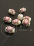 Mărgele de porțelan 10x8mm gaură pictătă 2.5mm 1 buc 335078