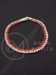 Martenitsa metalică cu cristale 1 pachet 12 buc 105132