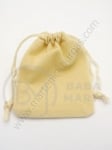 Geantă pentru bijuterii 7x9cm catifea ecru 1 pachet 5 buc 461436