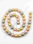 Perle Mallorca 10mm ASORTATE ~40cm ~39buc 1 șir 355060