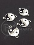 Element metalic cu cristal 19x12mm 1 pachet 5 buc 304190