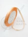 Panglică de satin 6mm pearsică open ~22 meters 451611