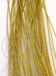 Împletit lamé culoare aurie 0.8mm 1 bobină ~100m 441155