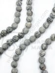 Jasp Naniz MATIFICAT bilă naturală 8mm ~45 buc 37cm 1 buc 353241