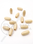 Cilindru din lemn 15x7mm alb natural 1 pachet 40g ~150 buc 321156