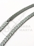 Hematit 4x3.5x2mm gaură nemagnetică 1mm ~140 buc 1 buc 352402