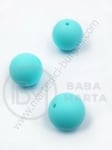 Bilă de mărgele din silicon cu gaură de 20 mm, 2 mm, 1 paquet, 2 pc. 317110