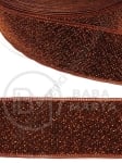 Panglică 38mm auriu închis cu lame 1 pachet 5 metri 451442