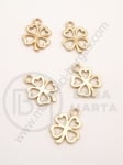 Pandantiv metalic 17x13mm auriu 10 bucăți 308667