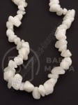 Collier piatra naturală cuarț alb 5-7mm 85cm 1 buc 355162
