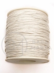 Sfoară de bumbac apretată 1mm alb 1 rolă ~91 metri 441260