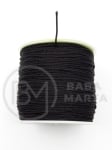 Cordon din poliester negru ~1mm ~80 metri 441436