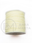 Cordon de poliester ~0.8mm culoare ecru ~125 metri 441452