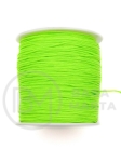 Cordon de poliester ~0.8 mm verde östert ~125 metri 441454