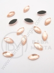 Piatră de vitola 5x10mm color peachicii pentru lipici hot 1 pachet 20 buc 151419