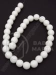 Mărgele de sticlă 10mm albe 1.5mm ~32 bucăți 1 bucată 343497