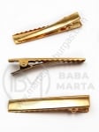 Clemă metalică 46x8mm color aurie 1 pachet 10 buc 302212